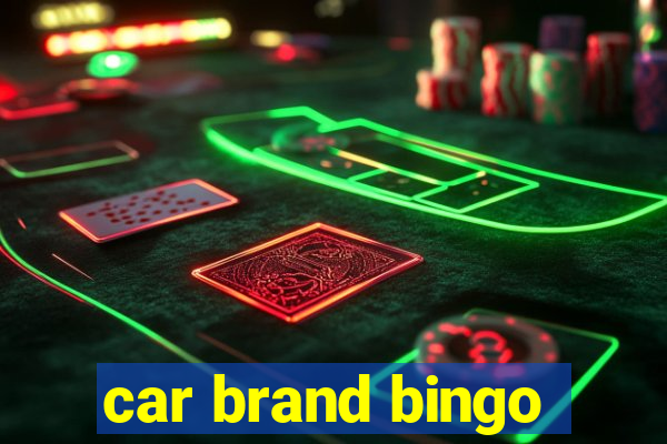 car brand bingo